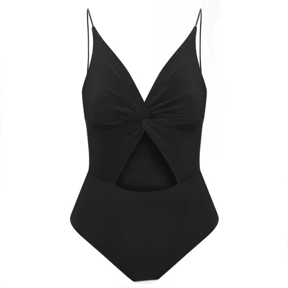☀️ NWT PrettyLittleThing Slinky Twist Front Bodysuit - Picture 5 of 6